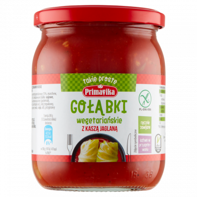 Gołąbki roślinne z kaszą jaglaną 480g PRIMAVIKA